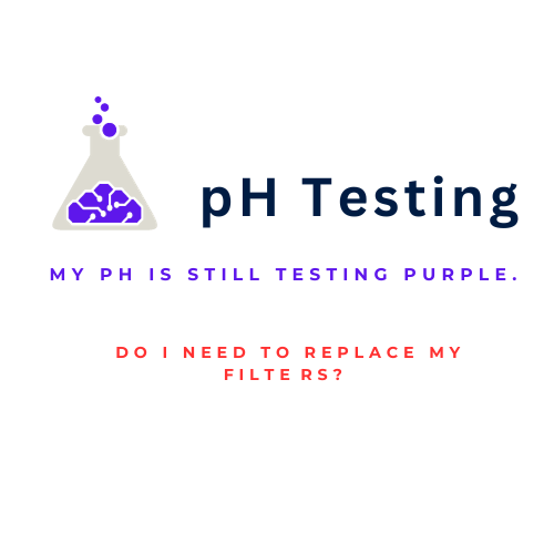 If my water from my system is still testing alkaline after years, do I