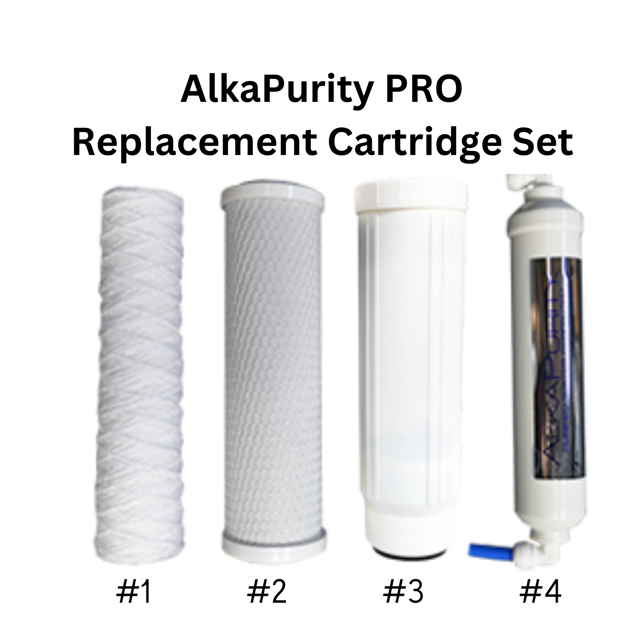 5 - Stage Alkaline Water Mineralizer Filter | Express Water Kara Pure Replacement Filter Set Carbon Mineralizer Alkaline Water System main image 2